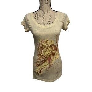 KVD High Voltage Tattoo Tee — LA Ink Merch — Edgy Y2K Style, Size M